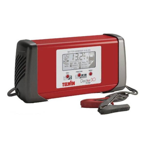 Acculader Telwin Doctor Charge 50 Accu Oplader Meting Volt Apparaat Auto Oldtimers Rustbuster 50 050.0005.2060