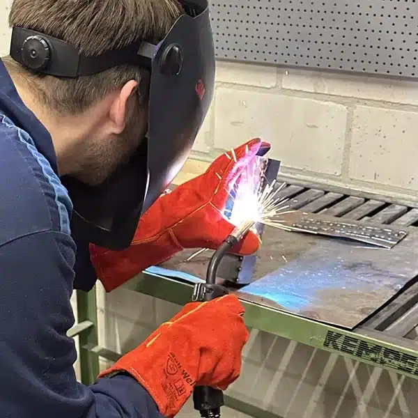 Mig-mag cursus close-up