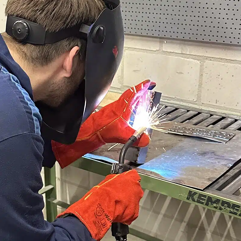 Mig-mag cursus close-up