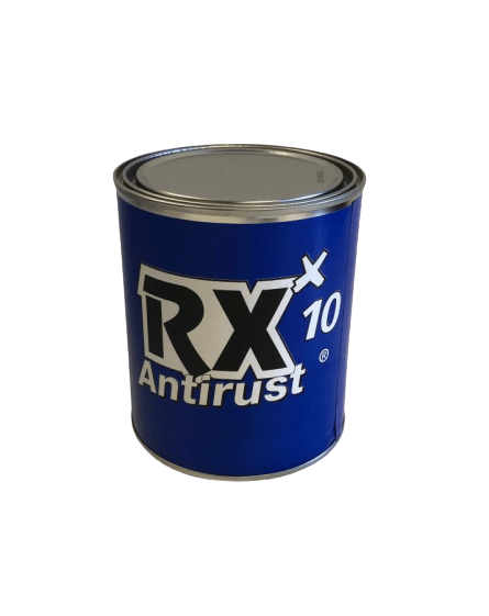 Caprotech RX10 zwart 1 liter Bus Anti Roest Product bewerken Behandelen Rustbuster 010.1000.1000