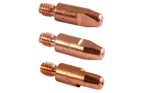 Contacttips 1 mm M6 5 stuks Dik - voor 250 A toorts