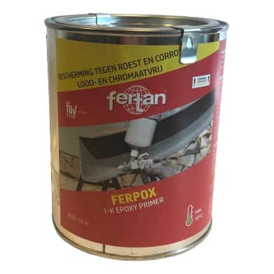 Fertan Ferpox pot 1 Kg Pot 1000 ML Ontroesten Antiroest Producten Behandelen Oldtimer Auto Rustbuster 010.0001.0246