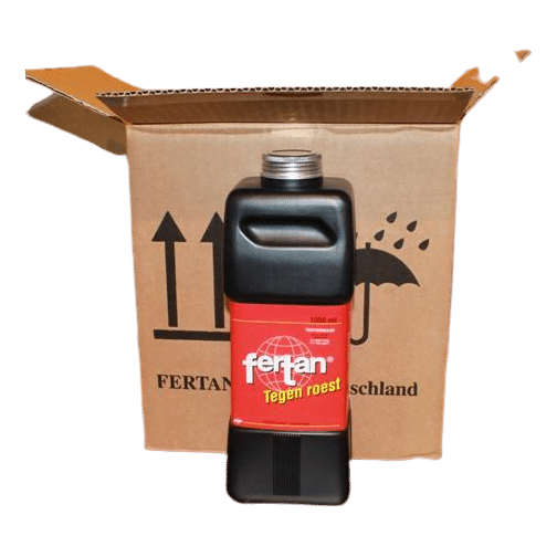 Fertan Tegen Roest 6 x 1 liter in doos Anti Roest Product Voordeel Pakket 6 Flessen a 1 Liter 6000 ml Totaal Ontroesten Rustbuster 010.0001.0226 6