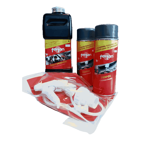 Fertan voordeel pakket Ontroester roestomvormer Antiroest Middelen Producten Rustbuster 010.479510