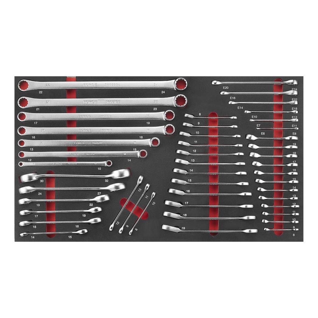 Gereedschapskar Force 8 laden 610 Delig Gereedschapwagen 8 Lades Gebogen ringsleutels Steekringsleutels Rustbuster 180.10318-610.jpg