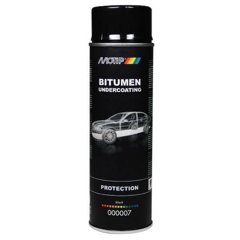 MoTip Underbody Coating Bitumen Spray Spuitbus 500ml Antiroest Producten Anti Roest Middel Rustbuster 220.000007