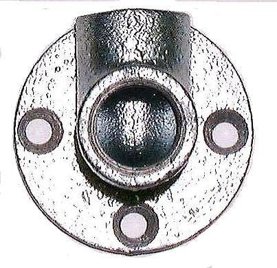 Muurplaat gegalvaniseerd 90° 1/2'' binnendraad
