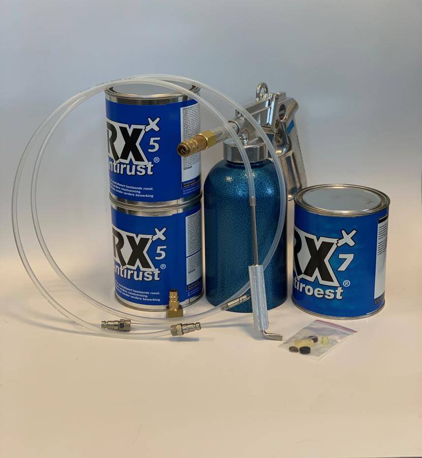 RX Kokerbalkpakket RX5 RX7 Caprotech Antiroest Product Voordeel Pakket Rustbuster A1000.2050