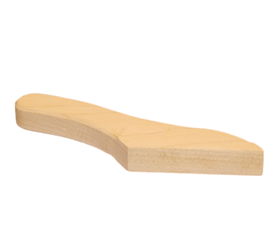 Spatel 3/4 met handvat vlak"