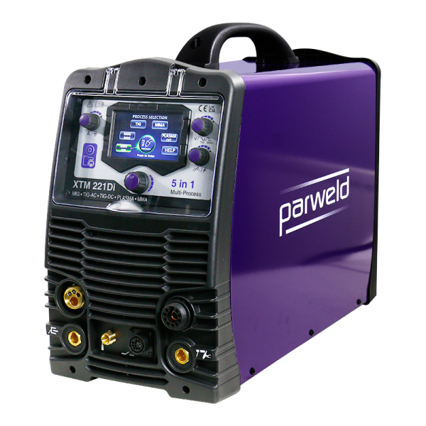 Mig/Mag Lasapparaat Parweld XTM221 Di 5-in-1 Multi-proces