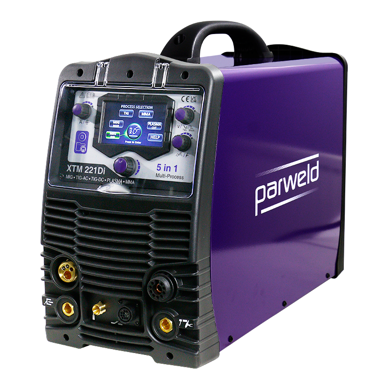 Mig/Mag Lasapparaat Parweld XTM221 Di 5-in-1 Multi-proces