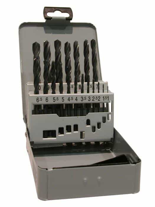 Metaalborenset Bst HSS-R 19-delig