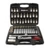 Doppenset 3 8 61-delig Gereedschap Merk Force Inhoud Complete Set Auto Oldtimer Rustbuster 180.WT-8161