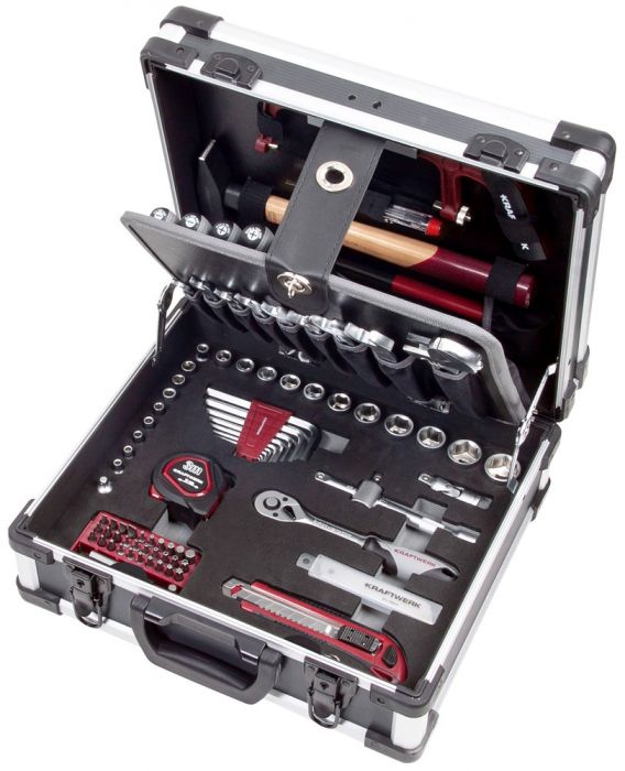 Gereedschapskoffer met 102-delig assortiment Kraftwerk 1043