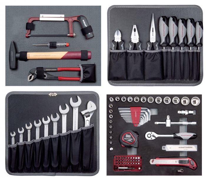 Gereedschapskoffer met 102-delig assortiment Kraftwerk 1043
