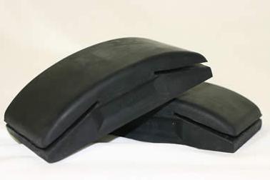 Rubber schuurblok 7 x 12 cm