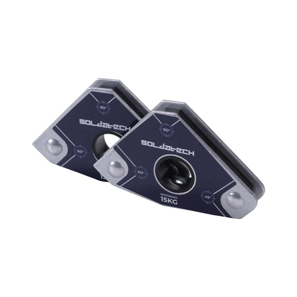 Lasmagneet set 2 stuks meerhoek 15kg