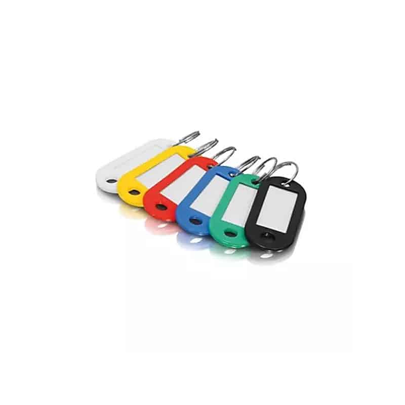 Sleutelhangers met etiket labels 50 stuks