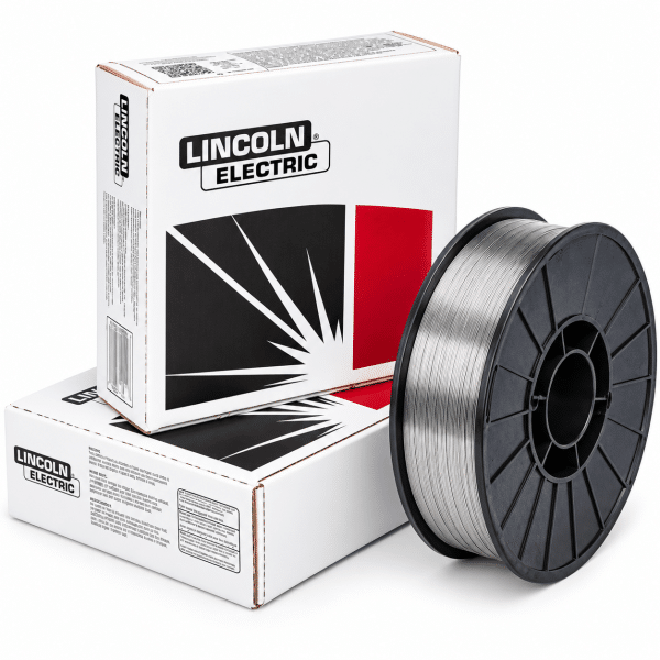 Lincoln Fluxcore gasloos lasdraad 0,9 mm op een D100 - spoel van 0,5 Kg