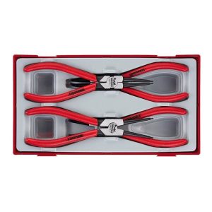 Borgveertangenset 4 delig Lengte 125 mm TT474-5 Teng Gereedschap Tangen Set Rustbuster 240.TT474-5Tools