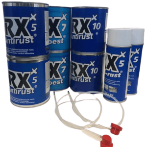 Caprotech RX5 RX7 RX10 RX Voordeelpakket 10 delig Anti Roest Middel Product Rustbuster 010.1000.2010