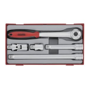 Dopsleutelset 1 2 TT1205 Ratel 60T - 5 delige set Teng Tools Gereedschap Set Rustbuster 240.TT1205