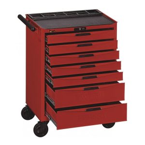 Gereedschapswagen Leeg 7 laden rood TCW807N Teng Tools Zonder Inhoud Losse Lades Te Vullen Gereedschap Rustbuster 240.TCW807N