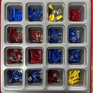 Kabelschoenset 299 Delig DTC-TRAY Teng Tools Rustbuster