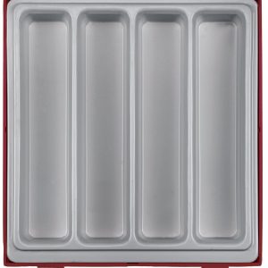 Lege TC-tray met 4 vakken TTD00 Teng tools Gereedschap Wagen Kar Sorteer Bak Sorteren Hand Gereedschap Rustbuster 240.TTD00