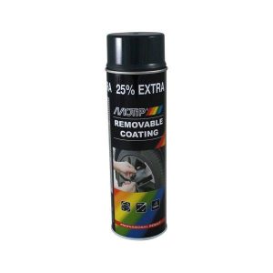 MoTip Sprayplast Spuitbus 500 ml Carbon Removable coating carbon Antiroest Product Velgen Coating Rustbuster 220.04304