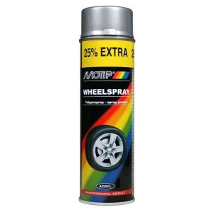Motip Velgenlak zilver spuitbus 500 ml Spuitbussen Autolak Anti Roest Product Rustbuster 220.04007