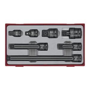Slagdoppen accessoires set 1 2 7 delig TT9207 Teng Tools Slag Doppen Set Verschillende Maten Gereedschap Rustbuster 240.TT9207