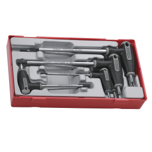 Stiftsleutels set TX- Tpx met T-hendel TT1 tray Tc-tray 10-40 7 delig Teng Tools te koop bij Rustbuster